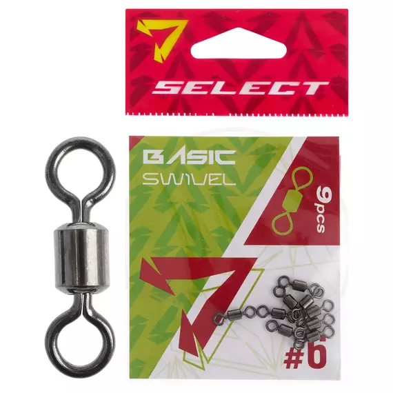 Вертлюжок Select Basic Swivel #6 (9 шт / уп), Размер: #6 (11.5 мм), фото 